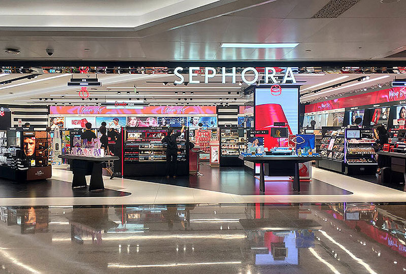 店铺装修SEPHORA美妆